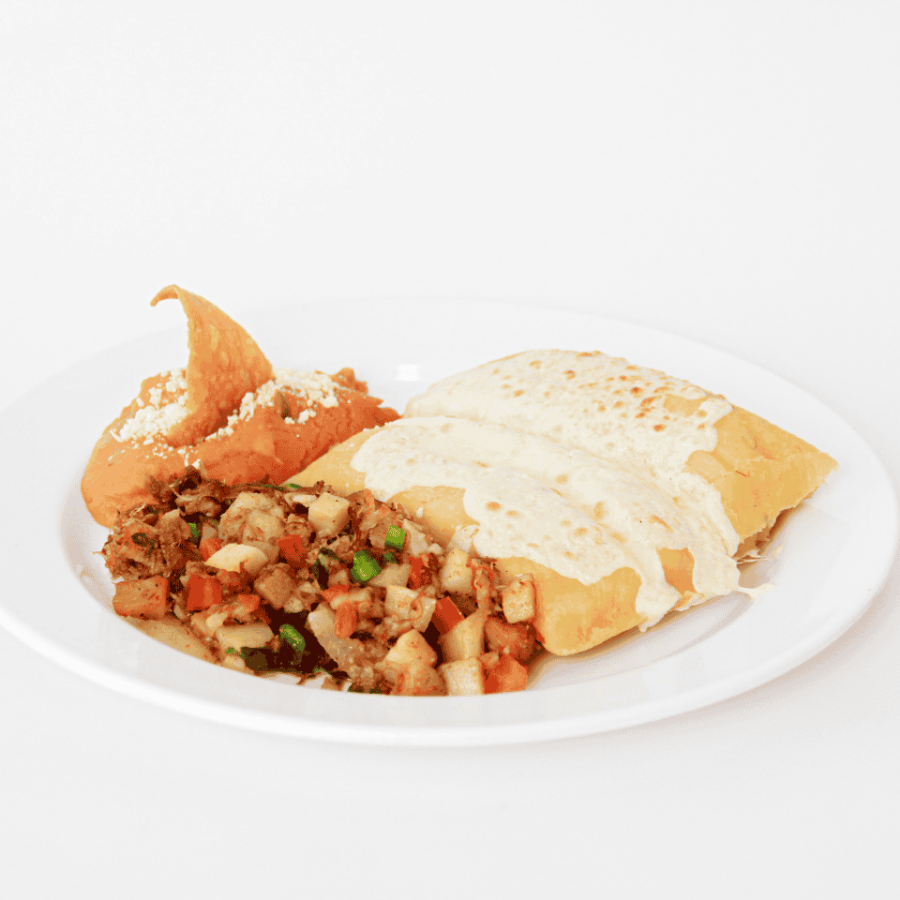 Tamales con Guisado