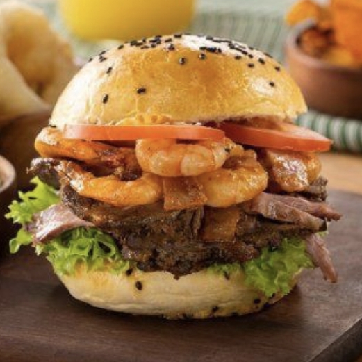 Combo Hamburguesa Camarones