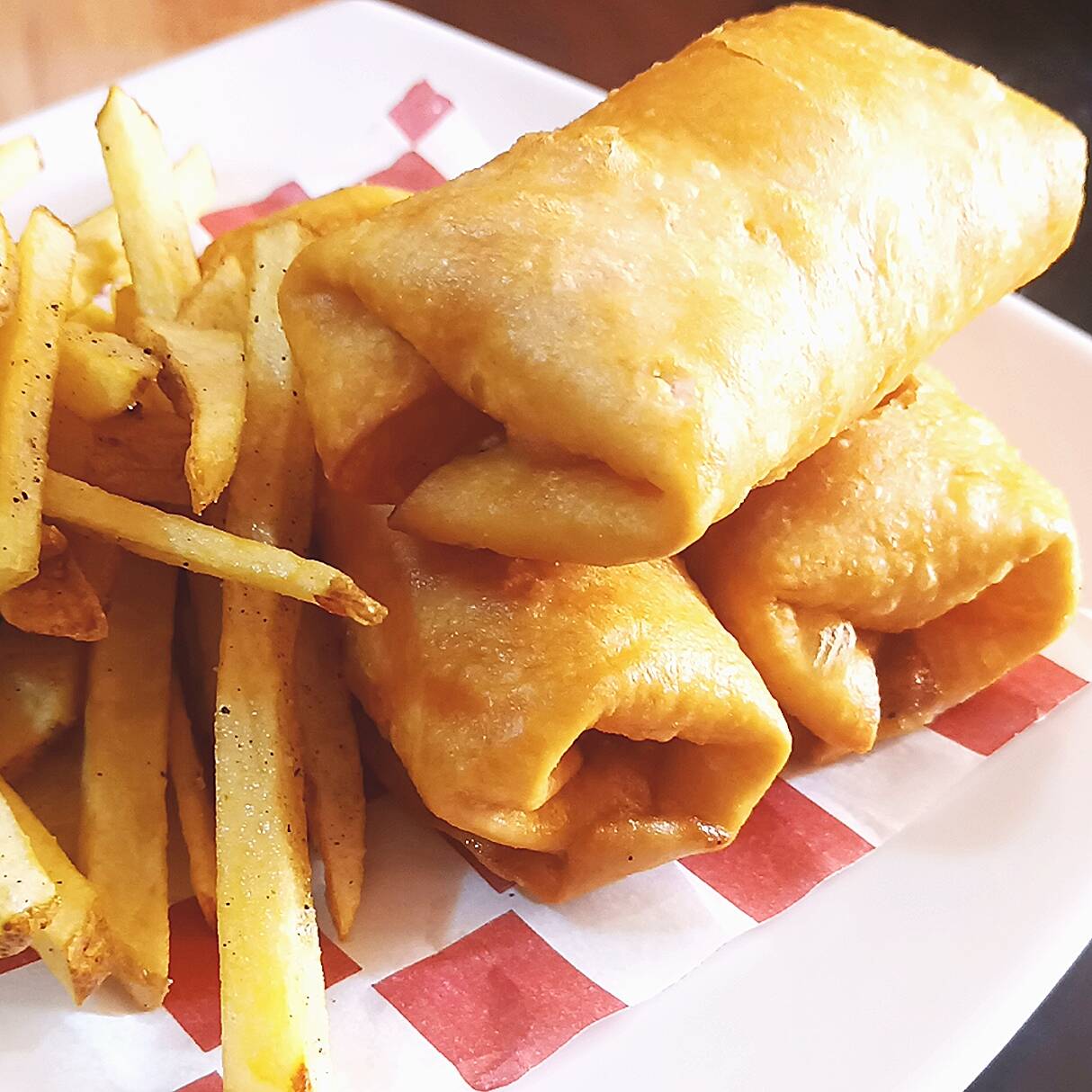 CHIMICHANGAS JAMON Y QUESO