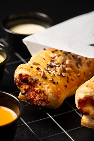 Empanada de jamón con queso