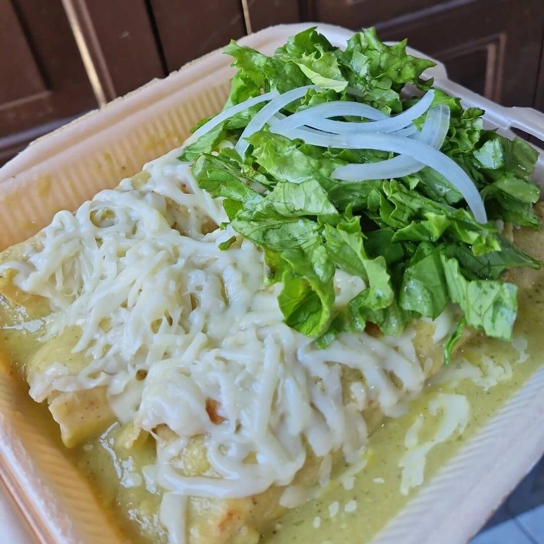 Enchiladas Suizas.