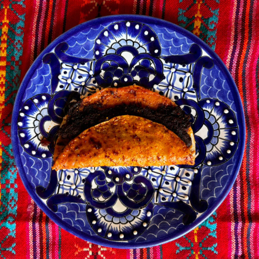 TACO AL VAPOR DE FRIJOLES INDIVIDUAL