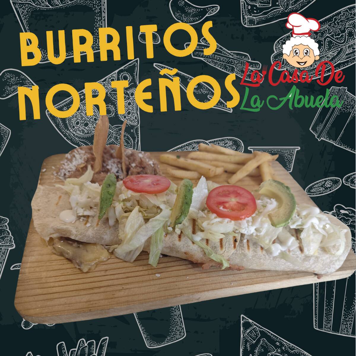 Burrito Norteño Cecina Natural