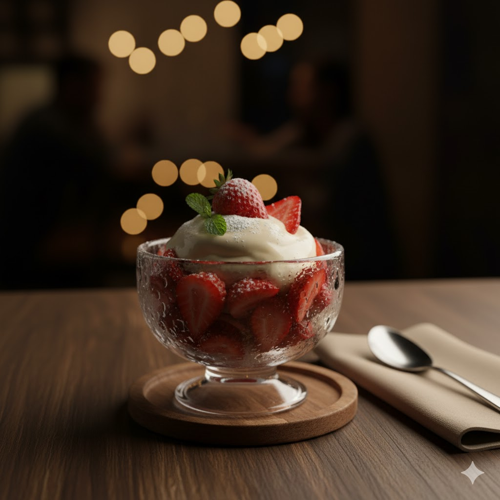 Fresas con Crema