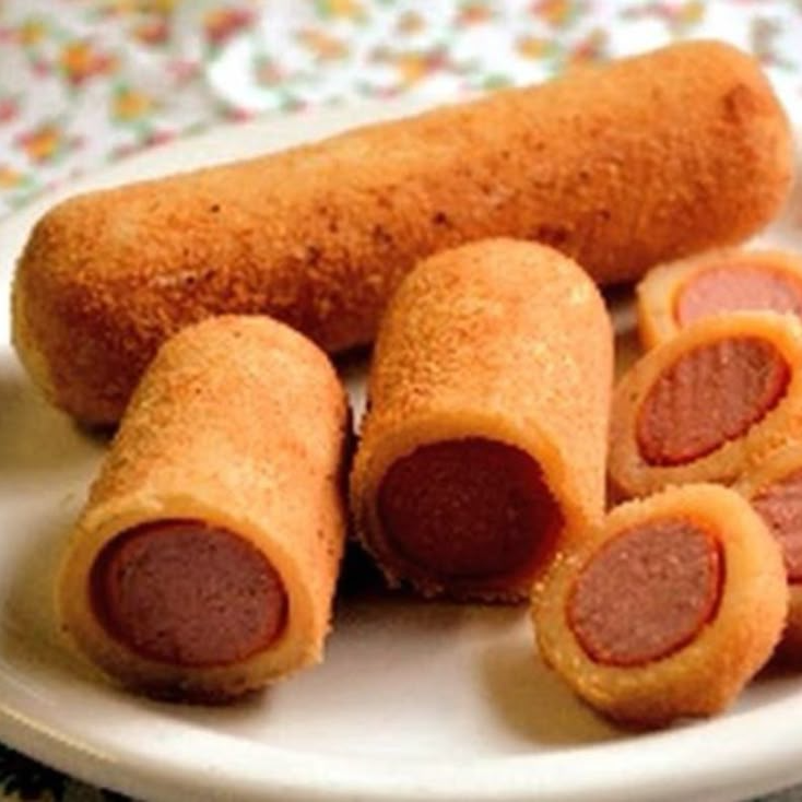 Delicioso enroladinho de salsicha!