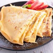 Crepa 30cm, Mermelada de Fresa y Manzana Verde