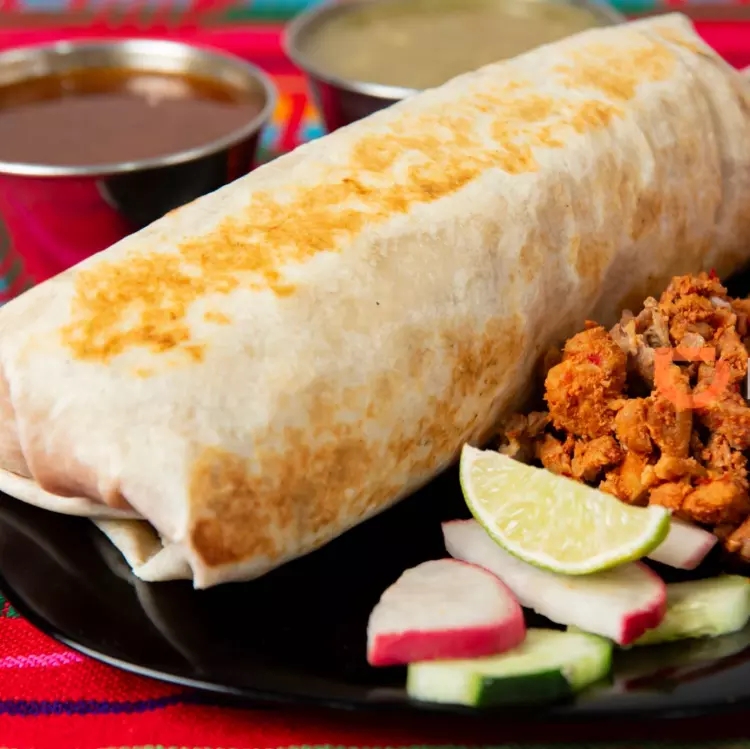 Burrito de Cecina Enchilada