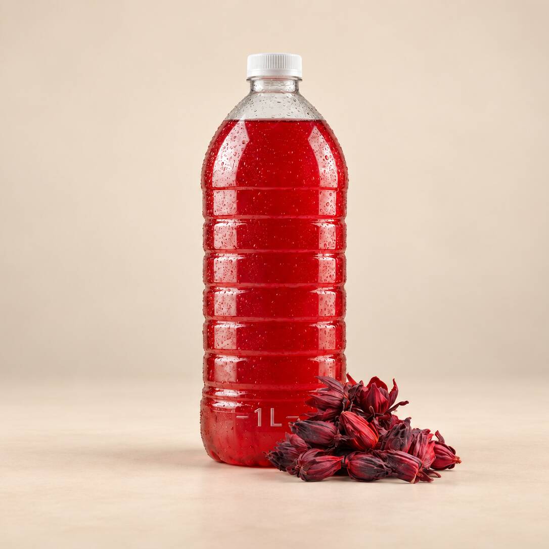 Agua de Jamaica 1 Litro