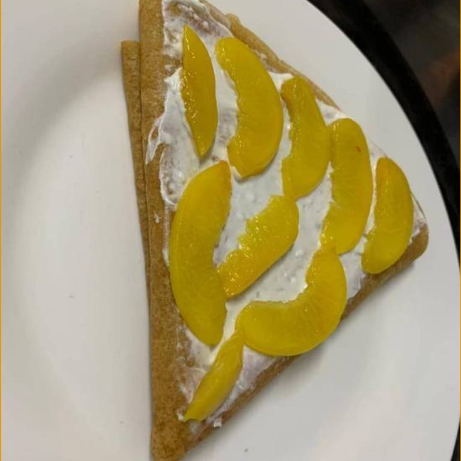 Crepa Filadelfia con Durazno