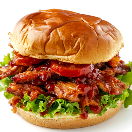 Sandwich Pork de Pierna a la BBQ.