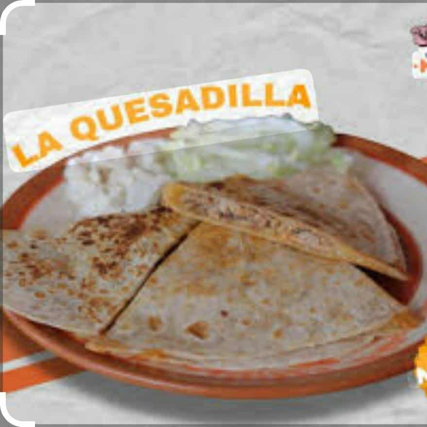 QUESADILLA MACIZA SENCILLA UNA TORTILLA DE HARINA