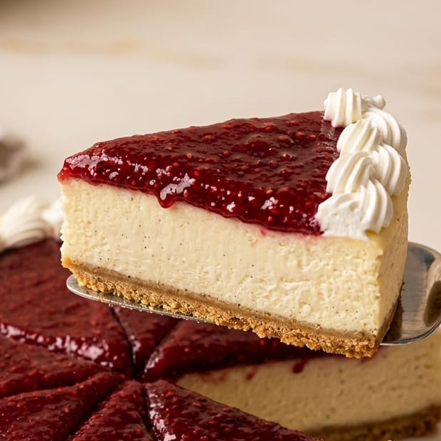 Cheesecake con Frambuesa (rebanada)