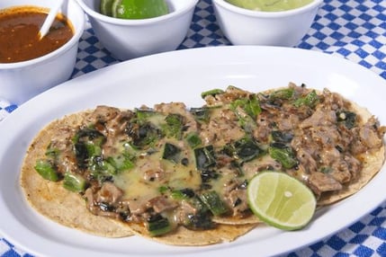ALAMBRE DE RES CON QUESO (3)TACOS 200grs