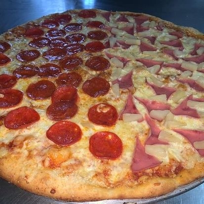 PIZZA HAWAIANA/PEPERONI
