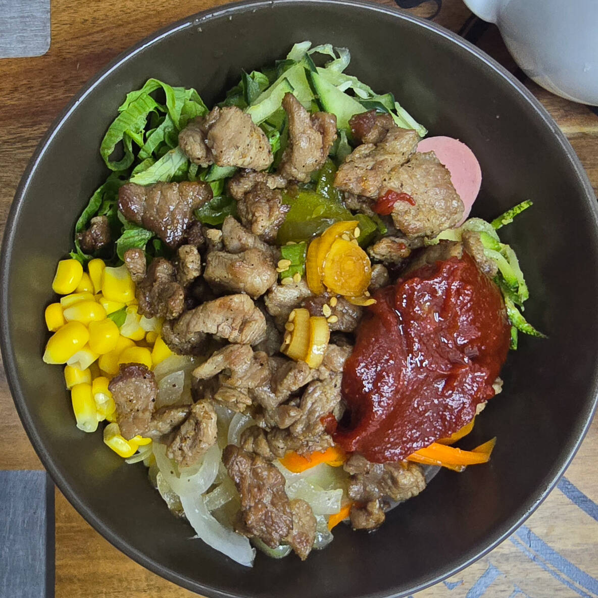 Bibimbab con Carne