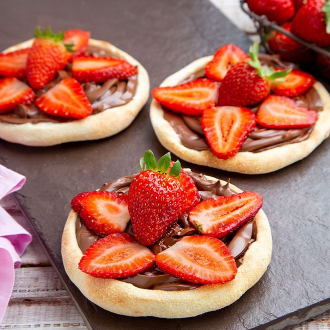 Chocolate forneavel com morango