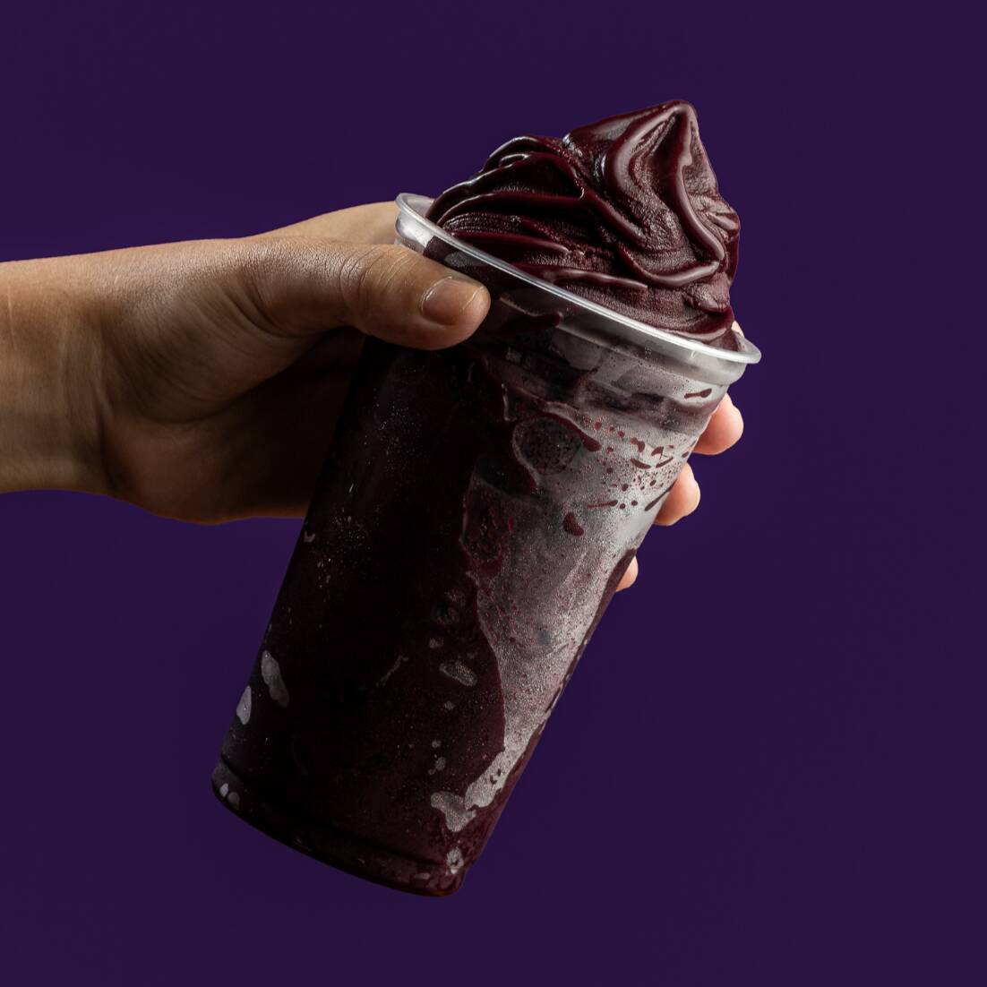 Creme de açaí sem complementos