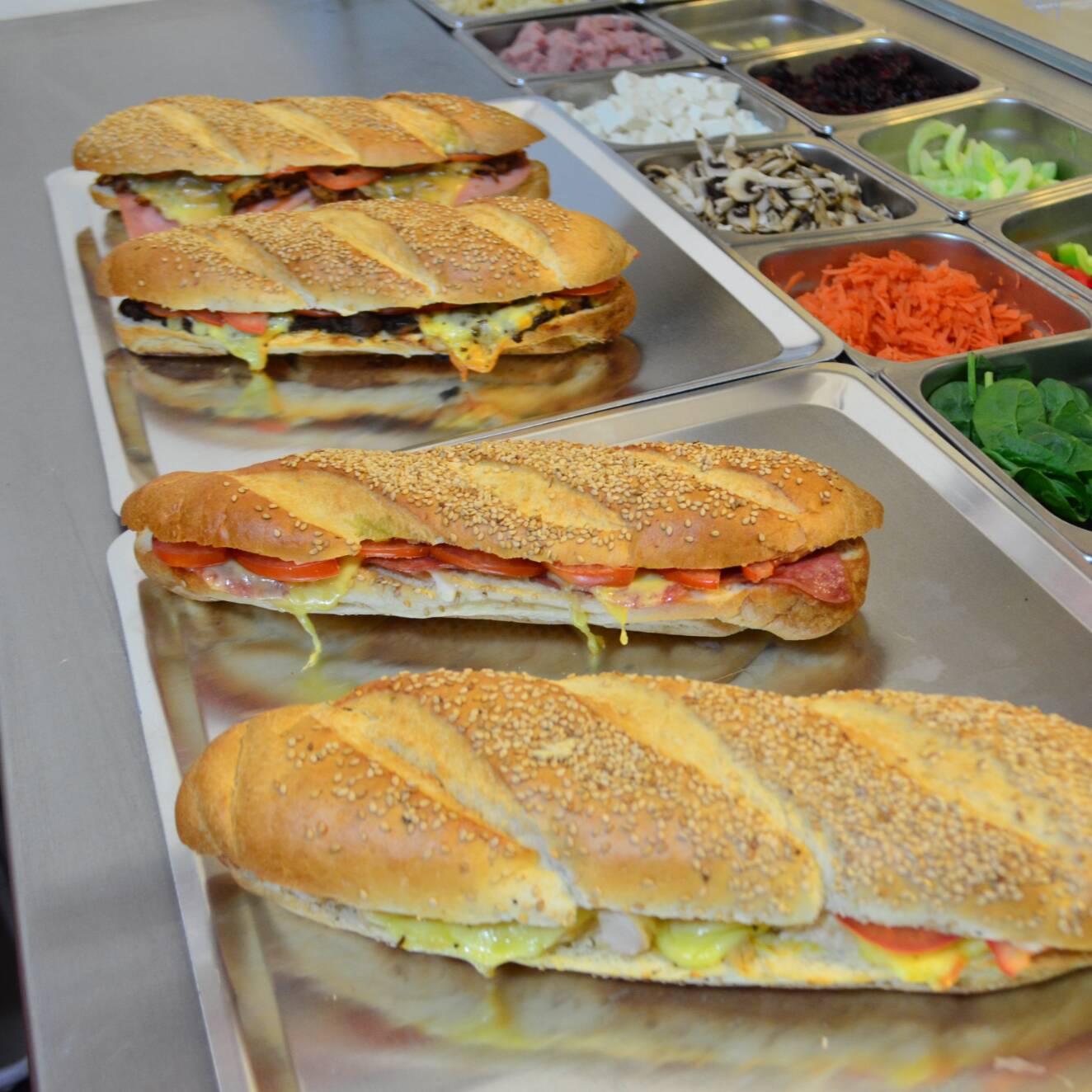 Baguette Pollo Pimienta Limón