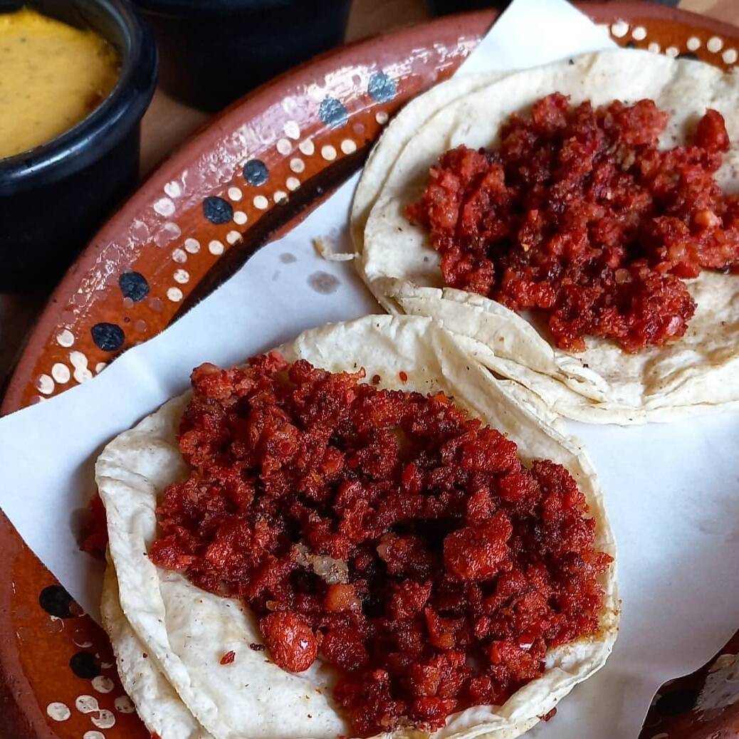 Taco de chorizo