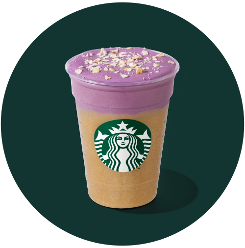 Coconut Frappuccino Con Ube Cold Foam