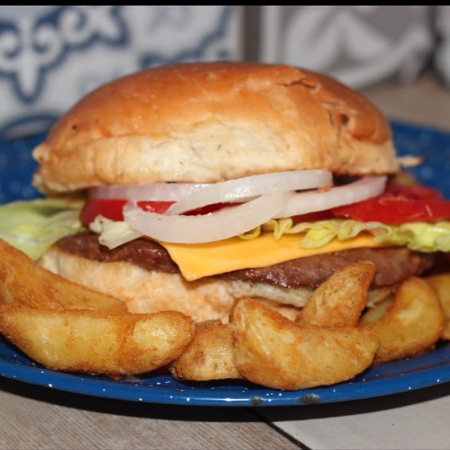 Hamburguesa Grande Sencilla