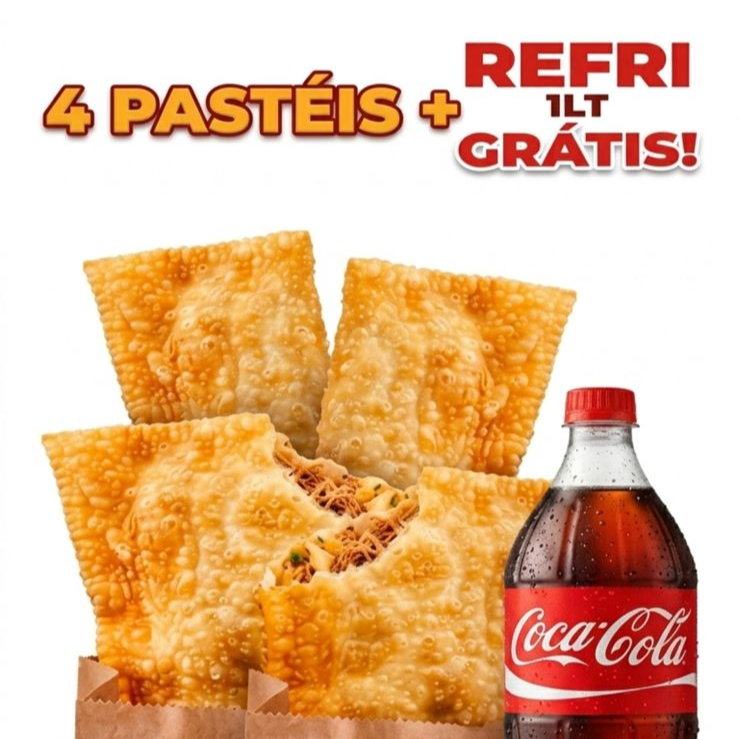 4 deliciosos pastéis da sua escolha