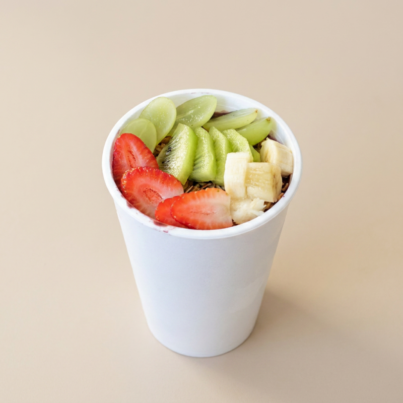Açaí Cremoso com a qualidade que vocês já conhecem e os melhores adicionais
Não enviamos nem um item separado do copo, Adicionais extra esta no fim do cardapio.