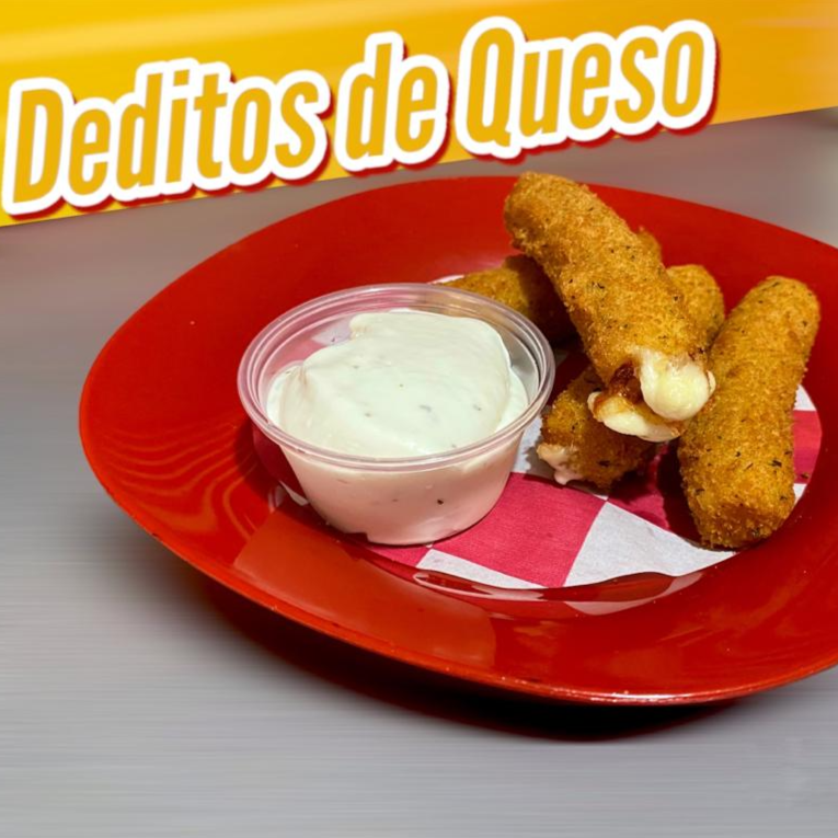Deditos de Queso Mozzarella (4 Piezas)