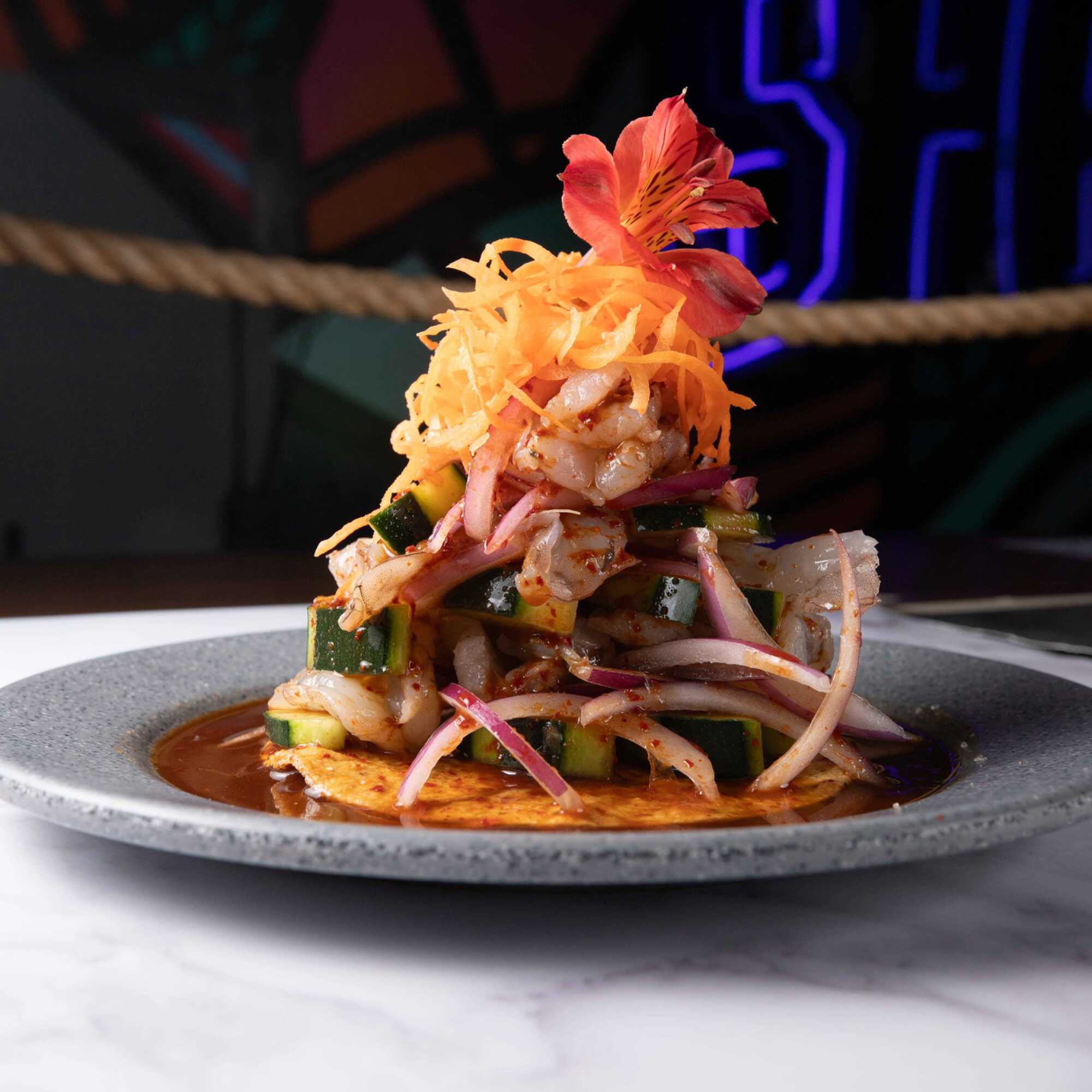 Aguachile Rosa Tostada
