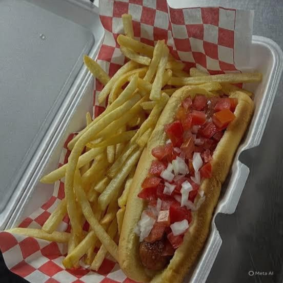 Hot Dog Jumbo con Papas