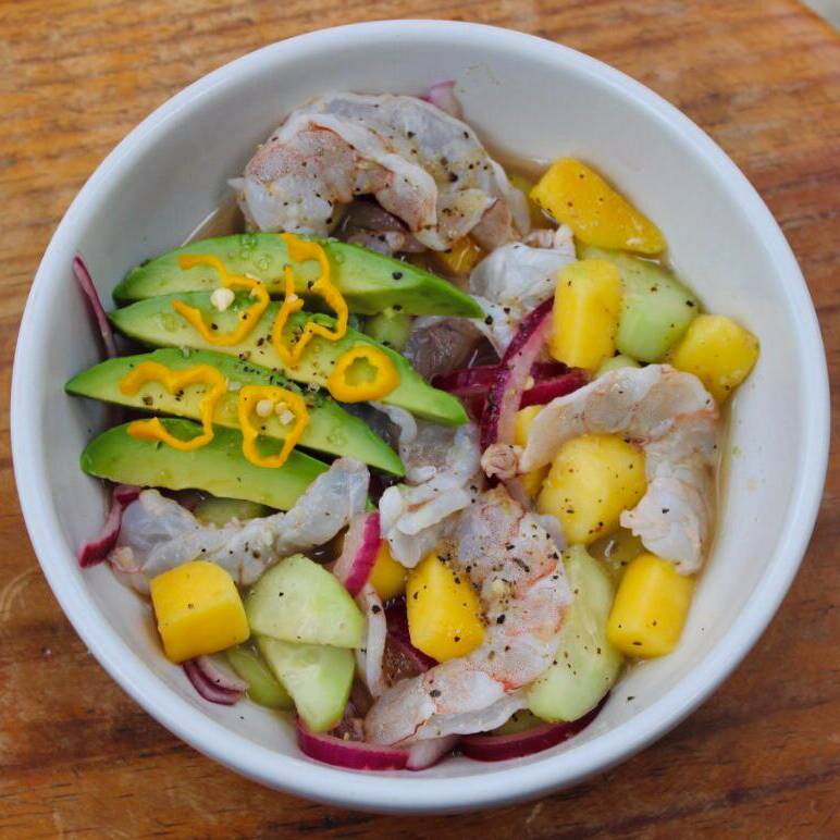 Aguachile Habanero con Mango 1/2 Litro