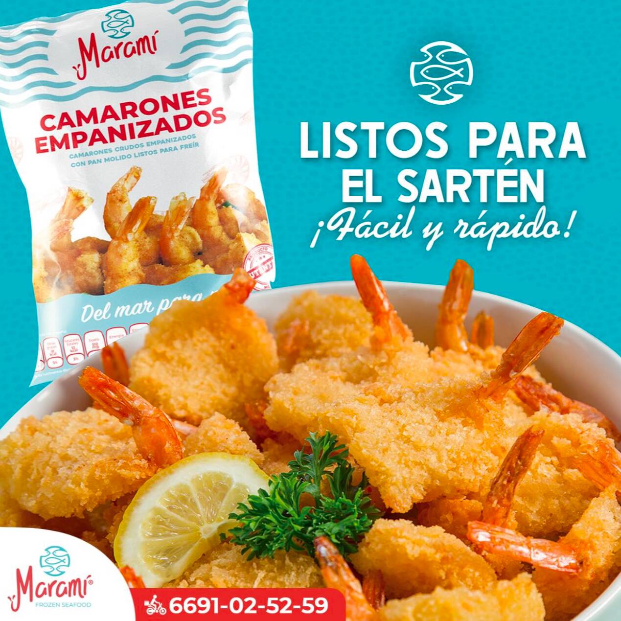Camarones Empanizados (500gr)