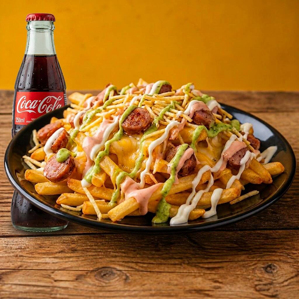 Salchi Basica (1-2 Pers) + Bebida