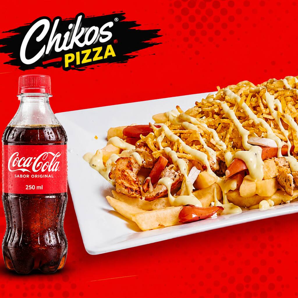 Salchipollo RANCHERA + Coca Cola 250 Ml