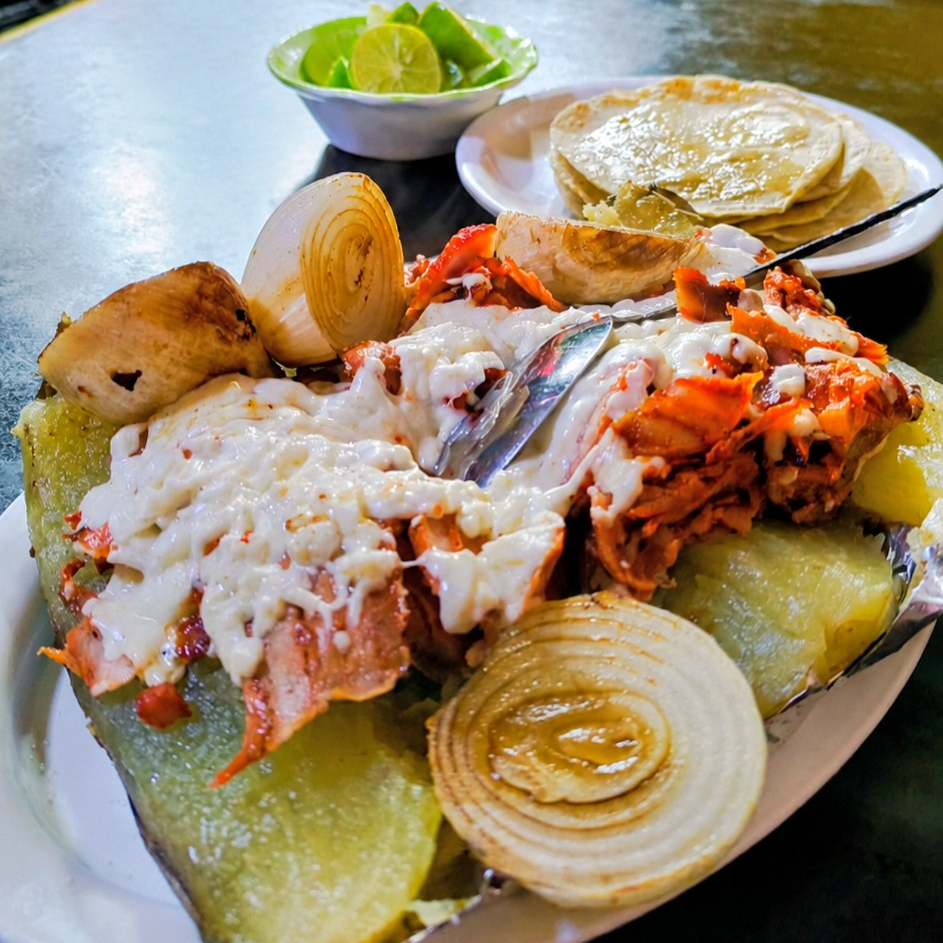 Papa Rellena de Arrachera