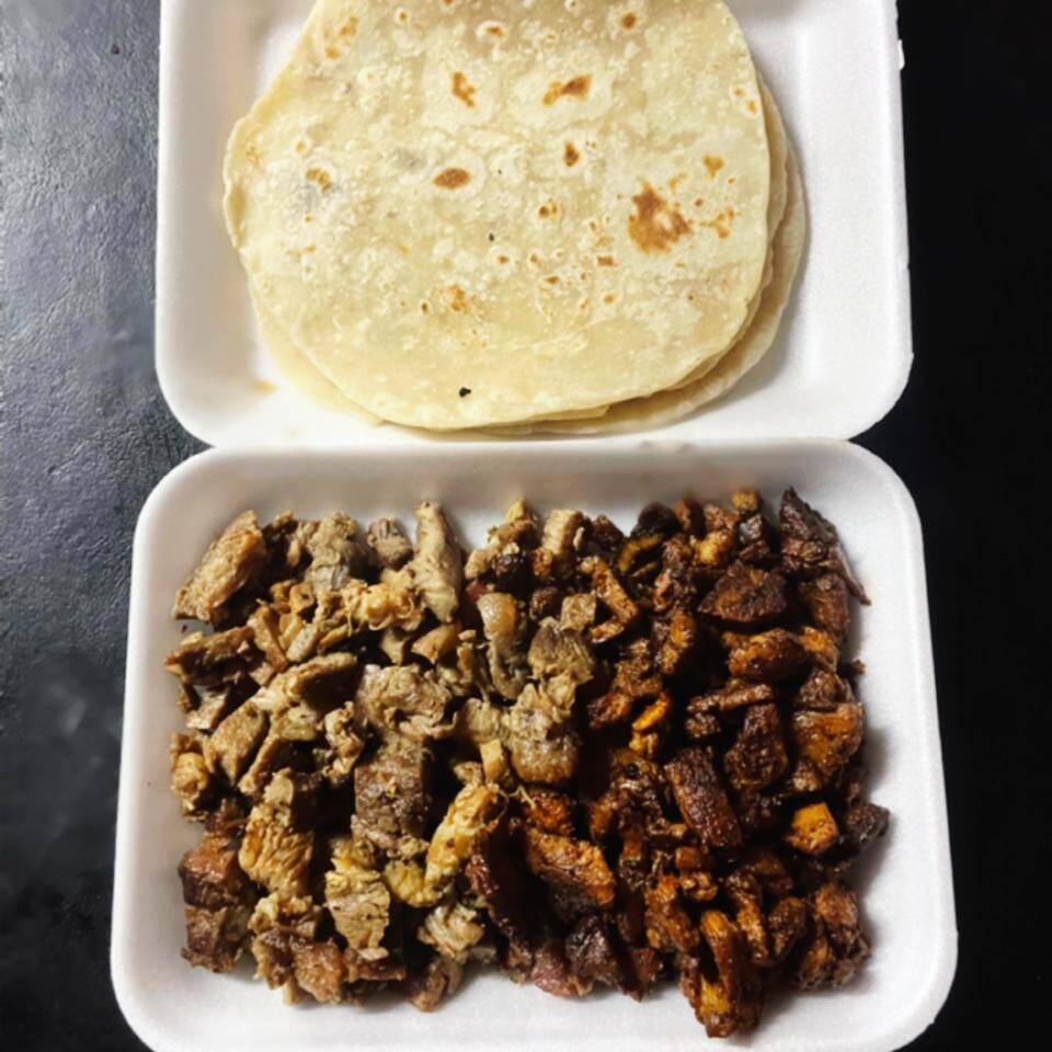 Media Orden de Carne C/6 Tortillas