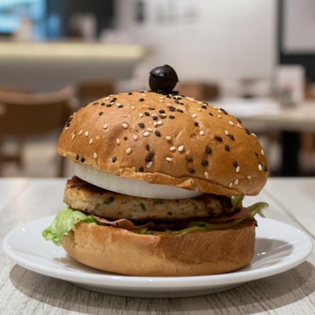 BURGER DE POLLO