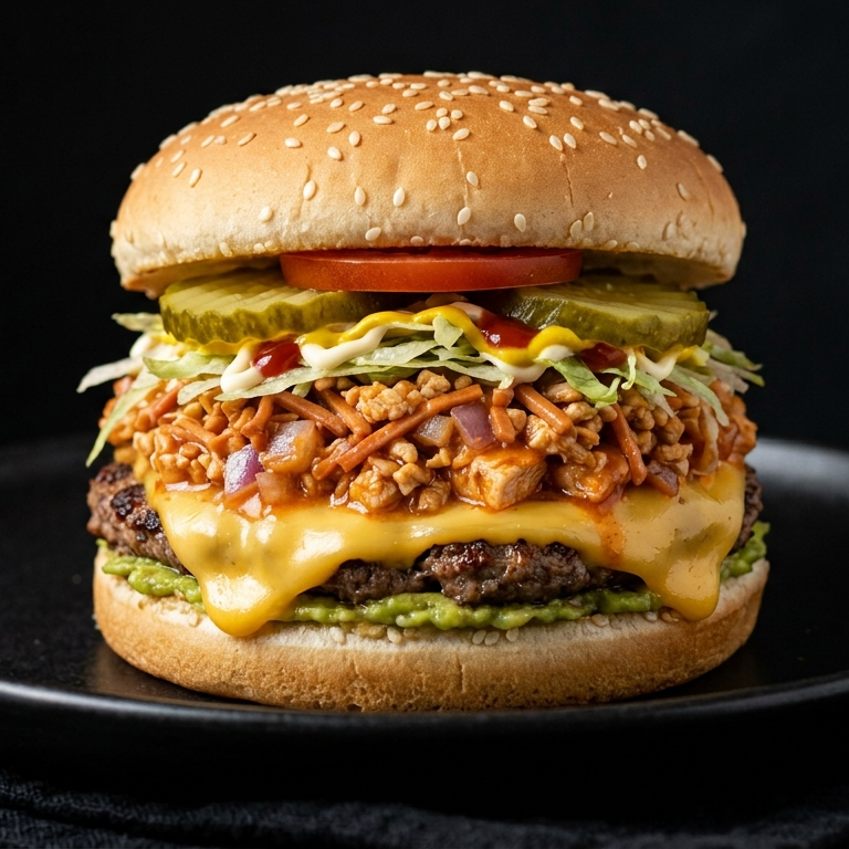 HAMBURGUESA BÚFALO CRUNCH