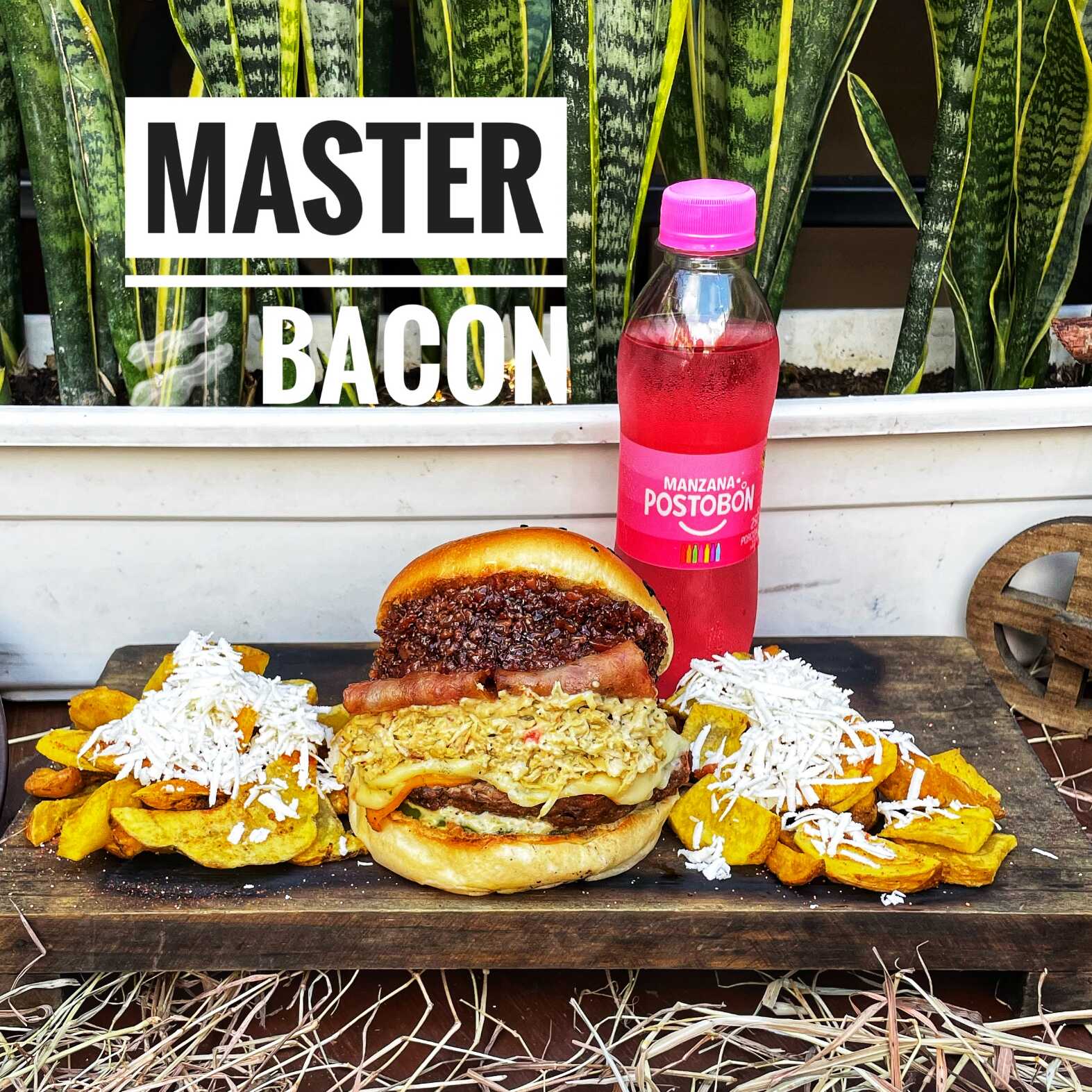 Combo Master Bacon (1 Hb + Criolla + Bebida)
