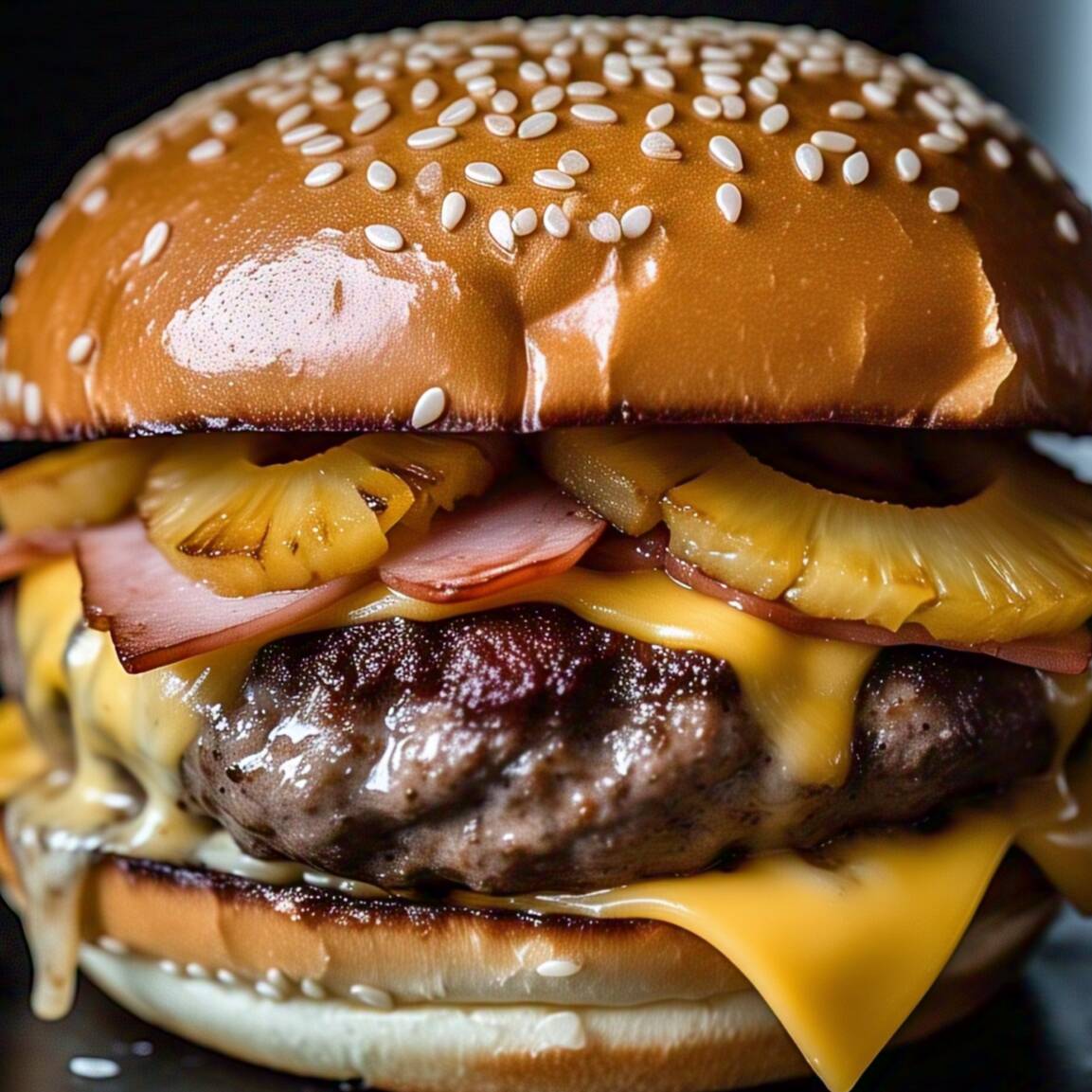 Hamburguesa Hawaiana