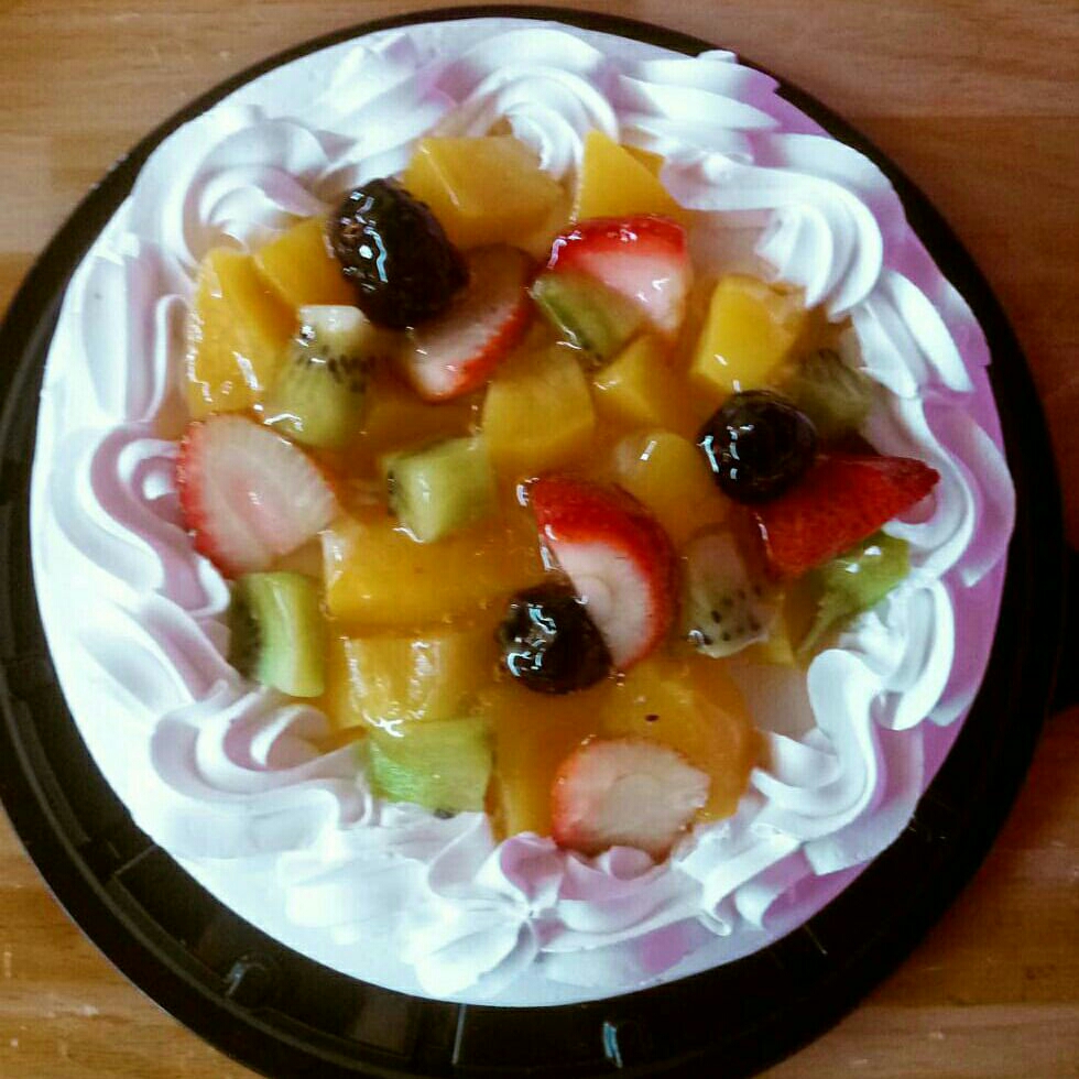 Rebanada de Pastel de Frutas