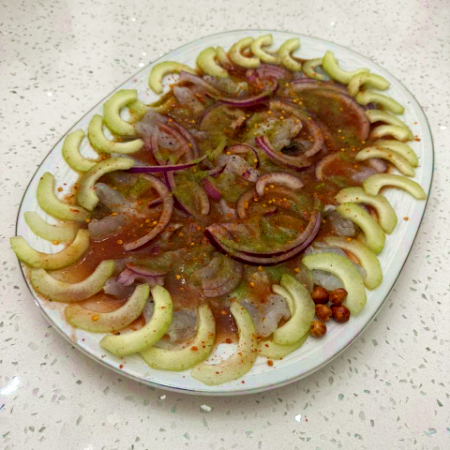 Aguachile de Camarón Rojo