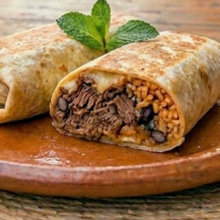 Burrito con Tortilla de Harina