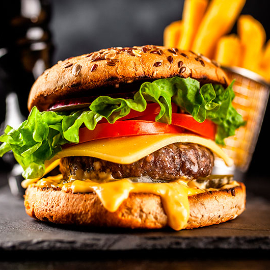 Hamburguesa Clásica con Papas