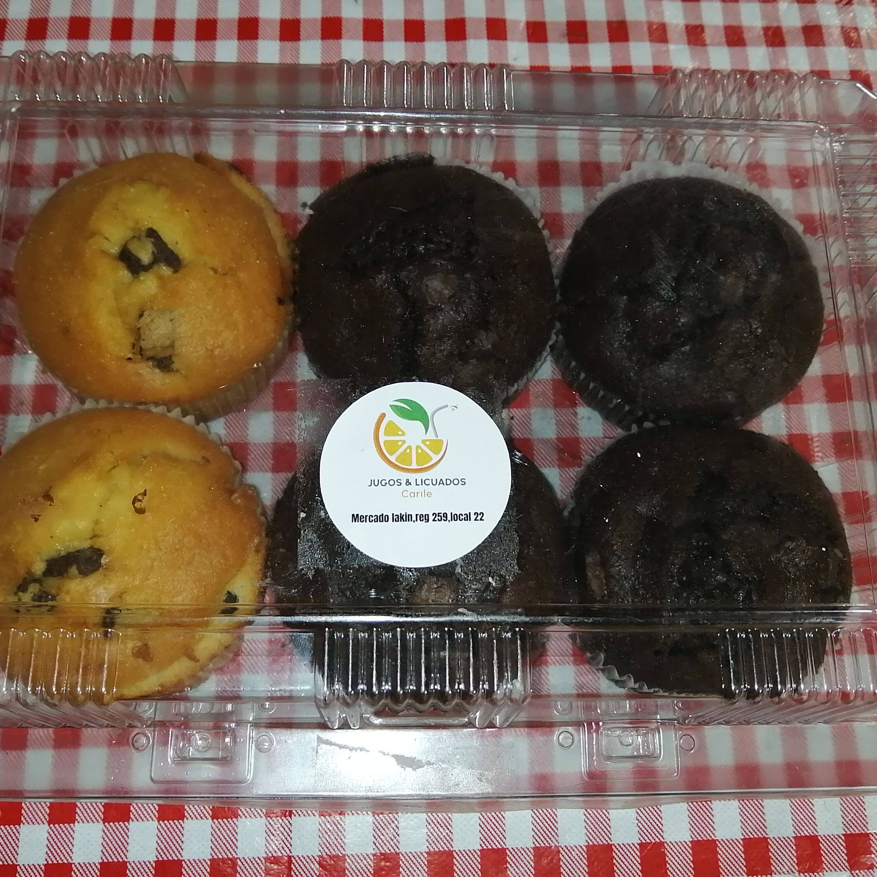 Muffin de Vainilla con Chispas Chocolate
