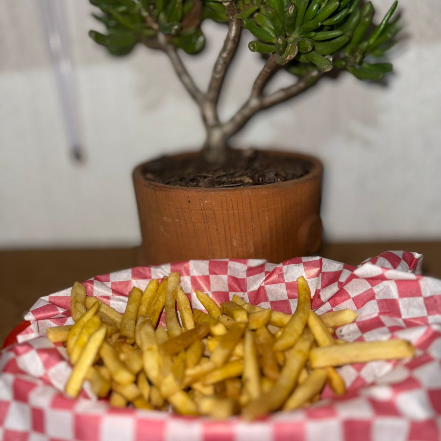 Papas a la francesa con queso