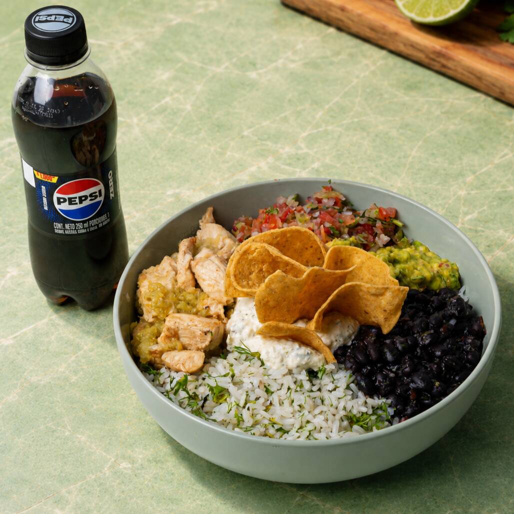 Combo Menú Mexicano Pollo Bowl