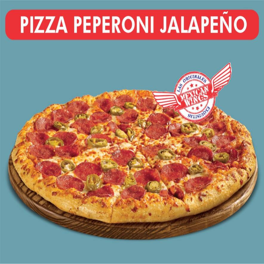 PIZZA GRANDE JALAPEÑO Y PEPERONNI