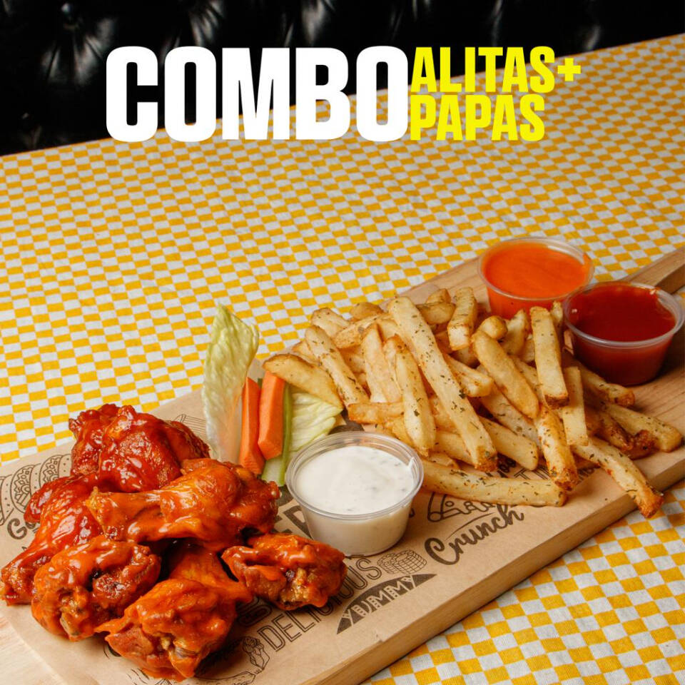Combo Alitas + Papas + Refresco