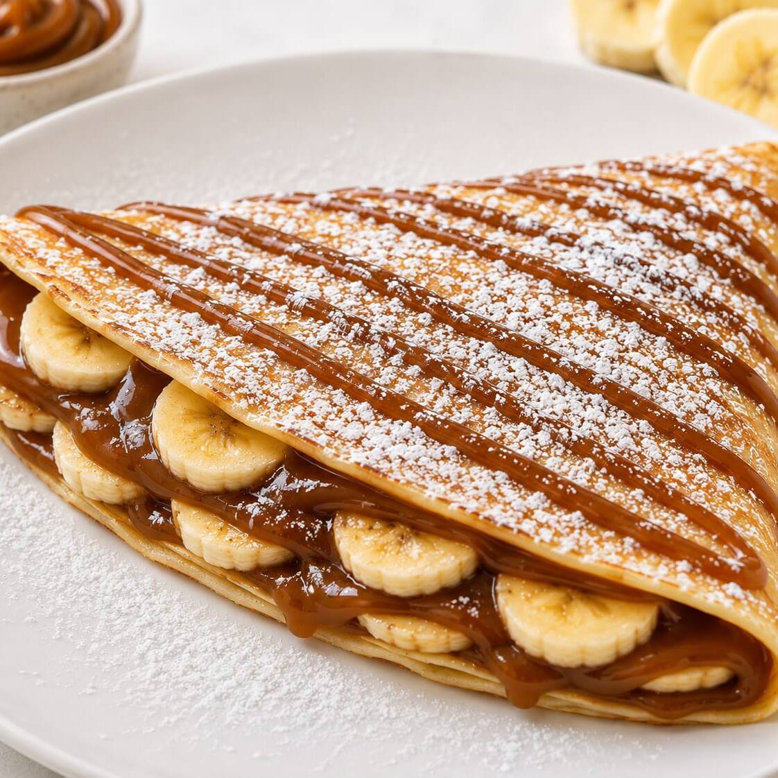 Crepa Cajeta y Platano